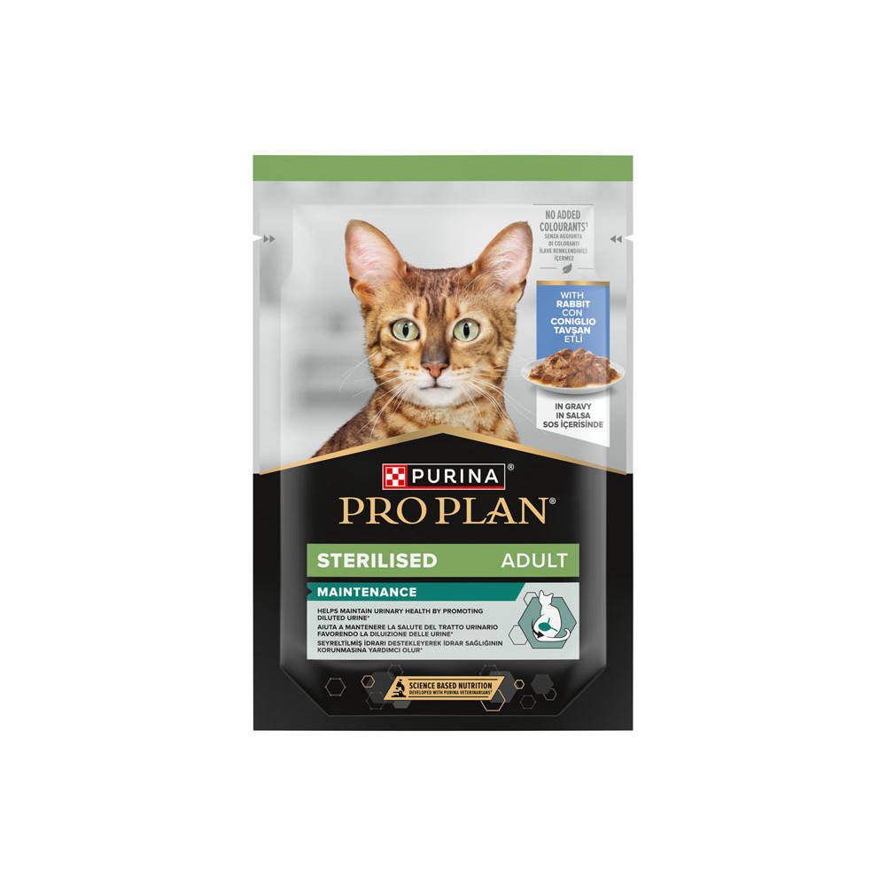 PRO PLAN CAT 1+1 kapsičky STERILISED králik v šťave 85g PRO PLAN CAT 1+1 kapsičky STERILISED králik v šťave 85g