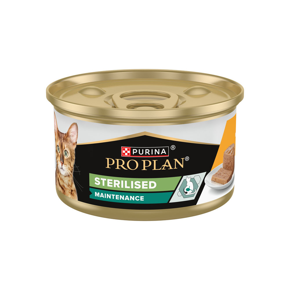 PRO PLAN CAT 1+1 konzervy STERILISED paštéta s kuraťom 85g PRO PLAN CAT 1+1 konzervy STERILISED paštéta s kuraťom 85g