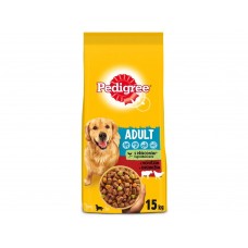 PEDIGREE granule Adult s hovädzím a hydinovým mäsom15kg