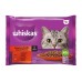 WHISKAS kapsička klasický výber - hovädzina / kura v šťave 4x85g