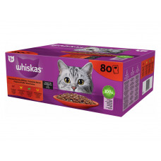 WHISKAS kapsička klasický výber v šťave 80x85g