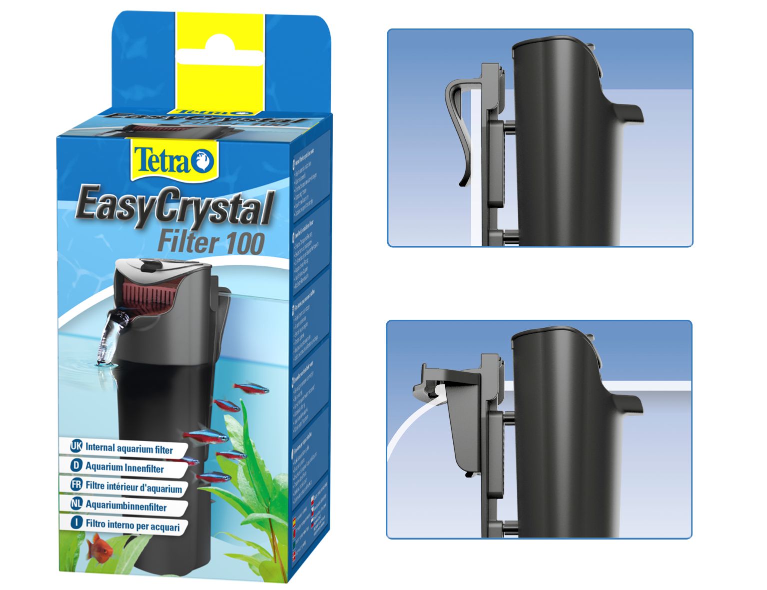 TETRATEC EasyCrystal 100 filter vnútorný 90l/h