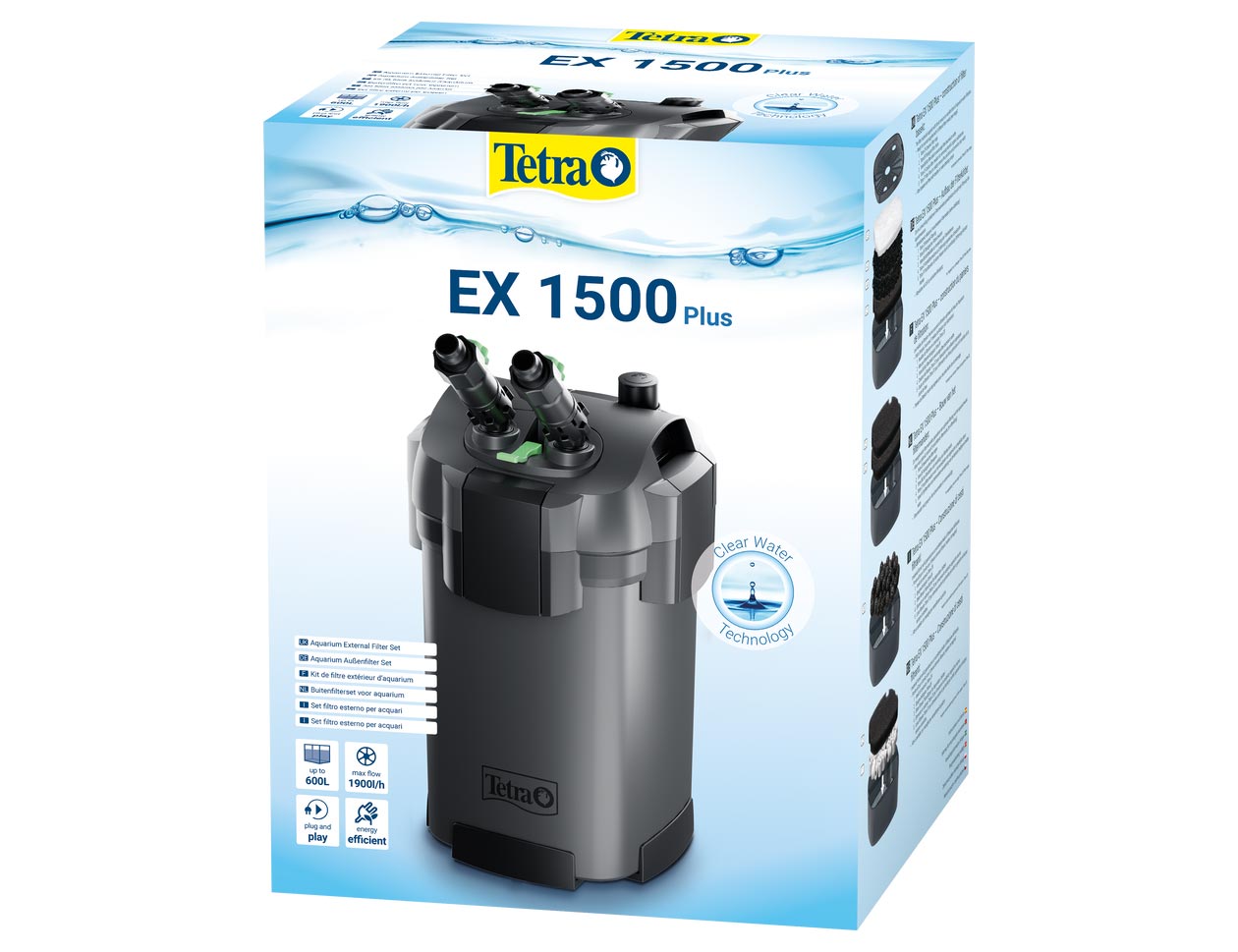 TETRA EX 1200 PLUS vonkajší kanistrový filter 