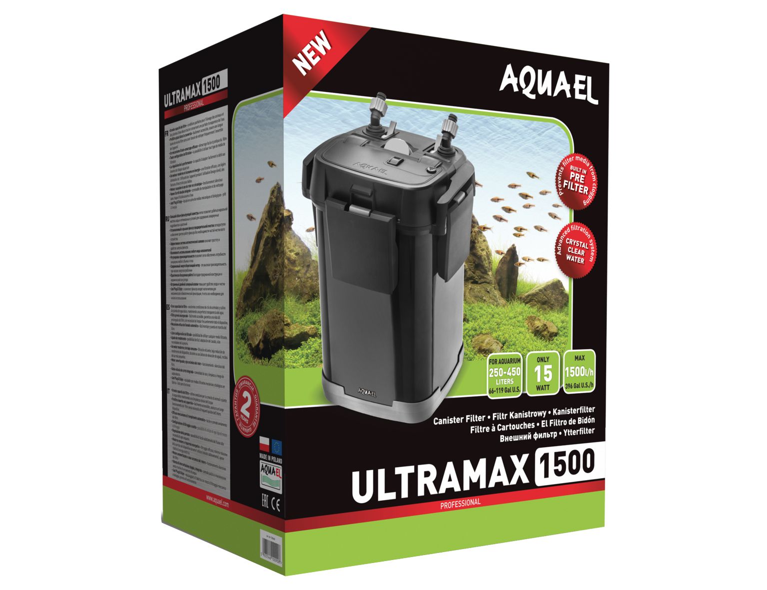 AQUAEL ULTRAMAX 1500 vonkajší filter