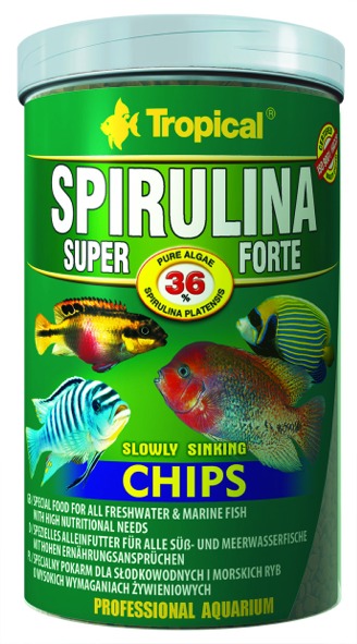 TROPICAL-SpirulinaForteChips 36% 100ml/52g