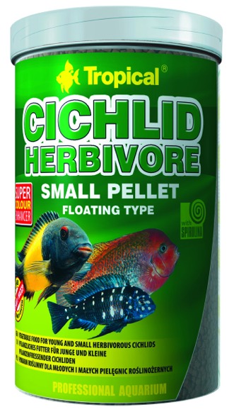 TROPICAL-Cichl.Herbivore S Pellet 250ml