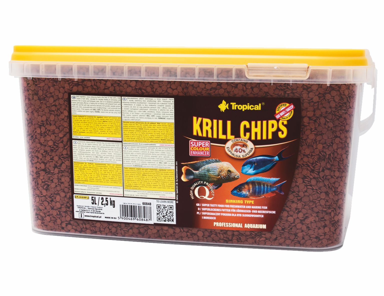 TROPICAL- Krill chips 5L/2,5kg