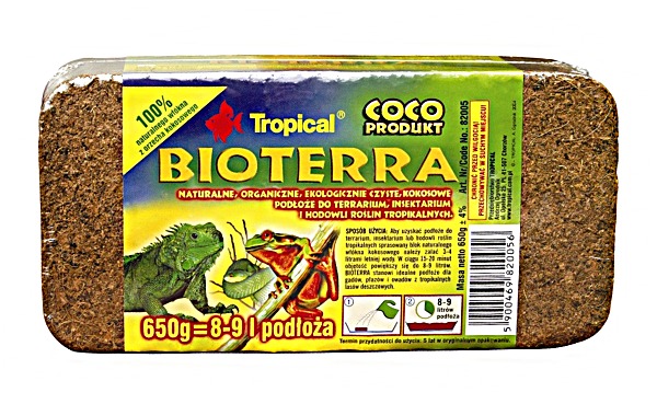 TROPICAL-Bioterra 650g-podložie terárium