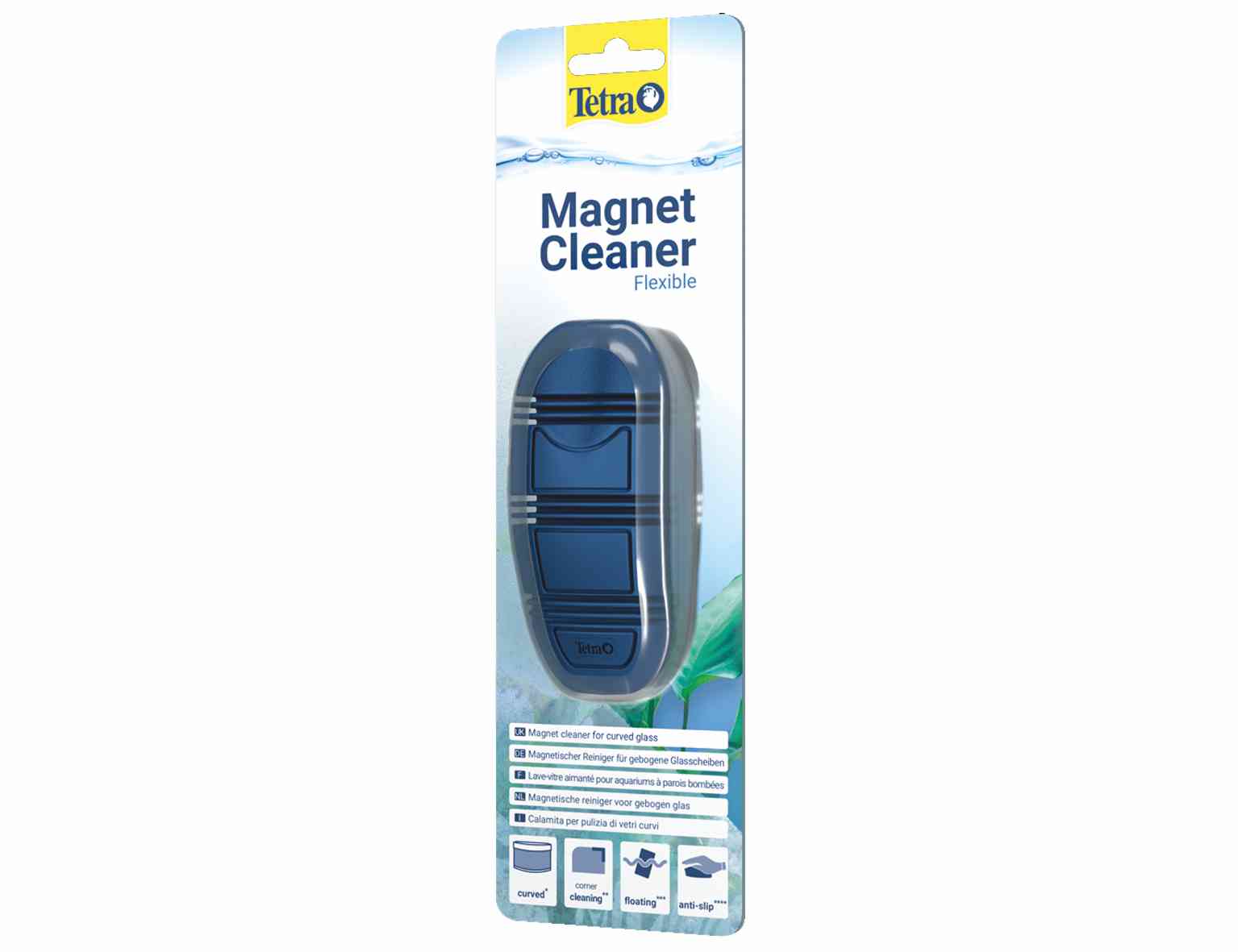 TETRA plávajúca magnetická škrabka Flexible hrúbka skla do 8mm