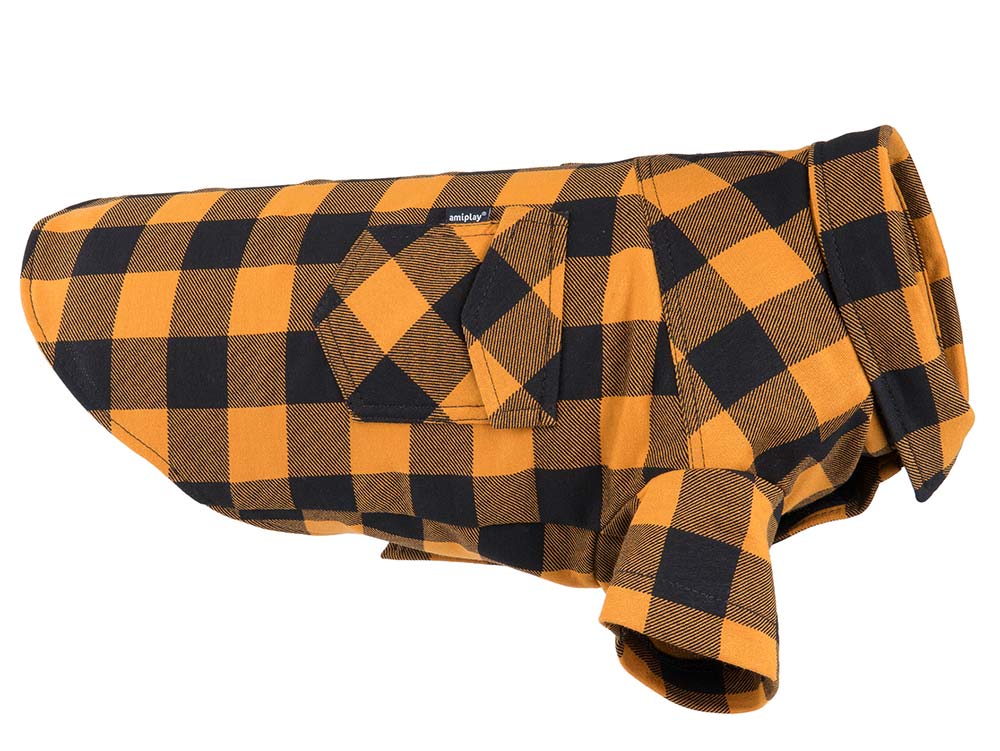 Oblečenie pre psa košeľa 25 cm Ranger žltá