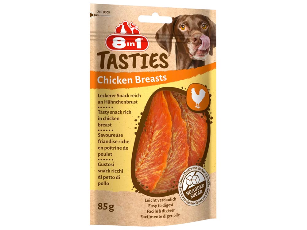 8in1 TASTIES Chicken Breasts 85g