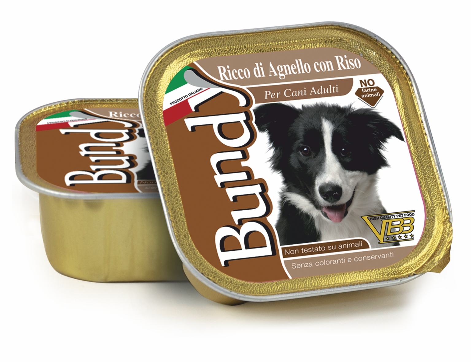 BUNDY DOG konzerva pre psov paté 150g jahňa/ryža