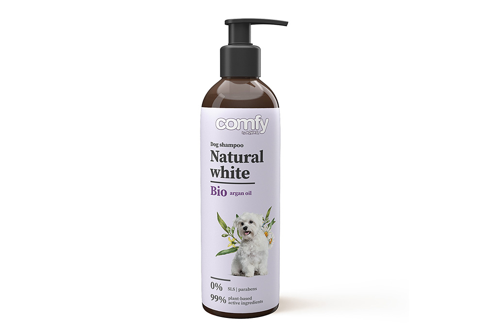 COMFY NATURAL šampón pre psov na bielu srsť 250ml
