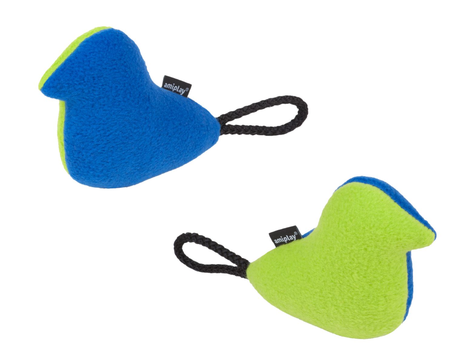 Amiplay hračka pre psov vtáčik plyšový zeleno modrý