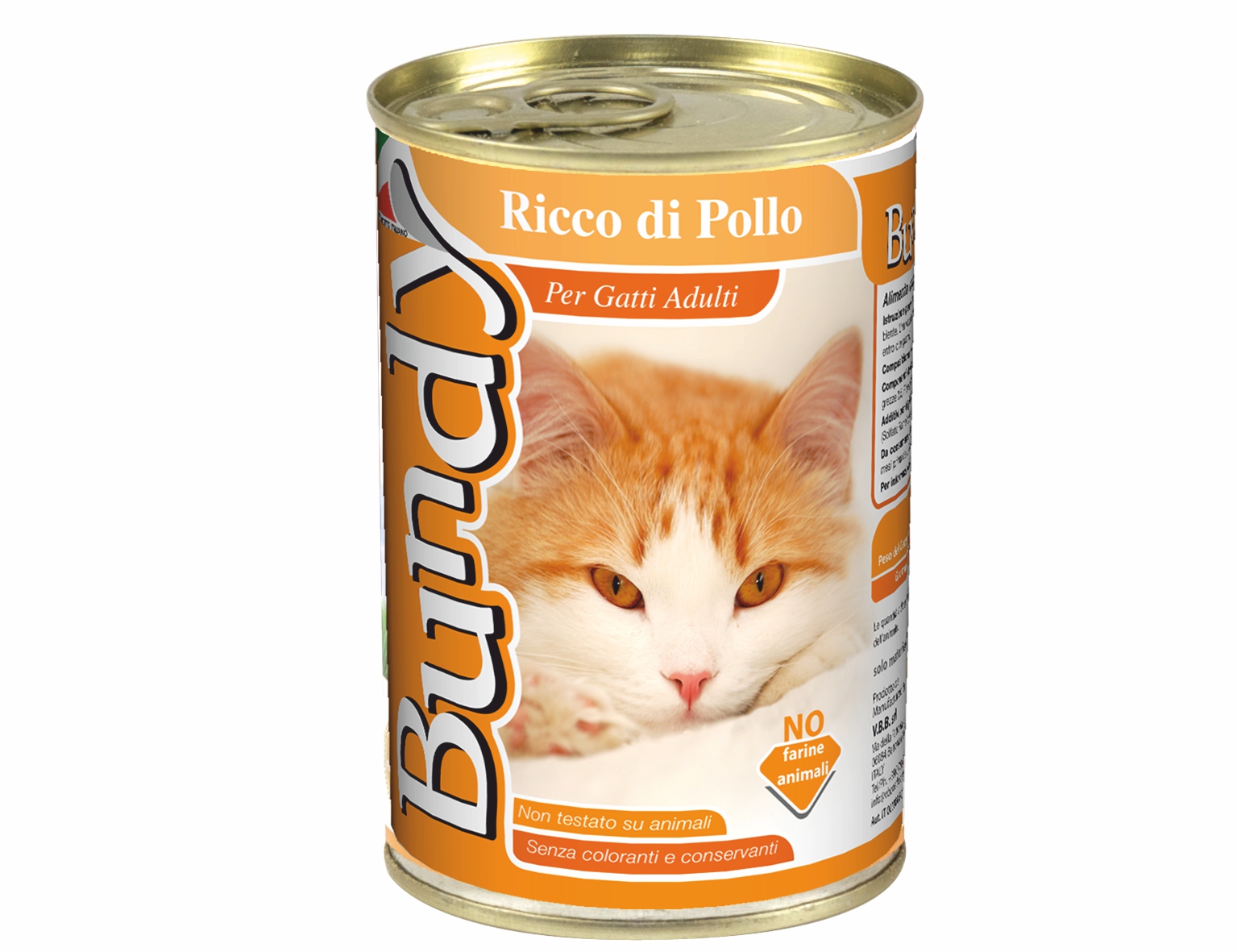 BUNDY CAT konzerva pre mačky paté 400g kura (-50%)