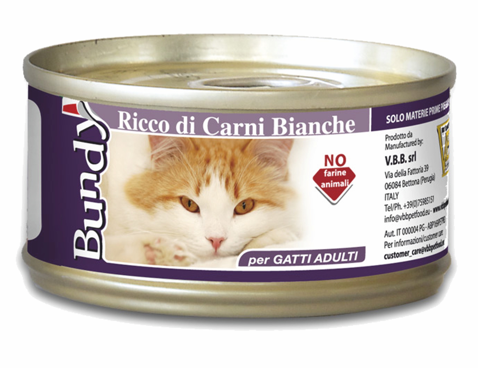 BUNDY CAT konzerva pre mačky paté 85g biele mäso (-50%)