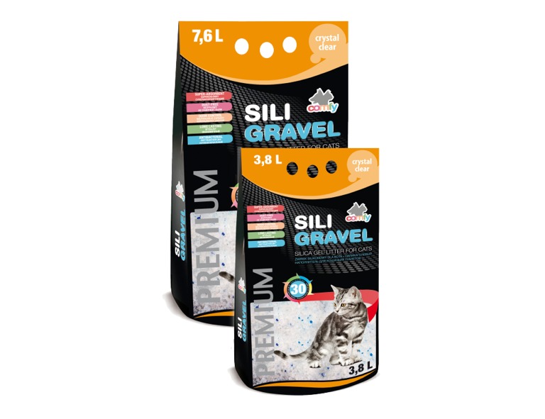 COMFY SILI Gravel 7,6L - silikonová podstielka