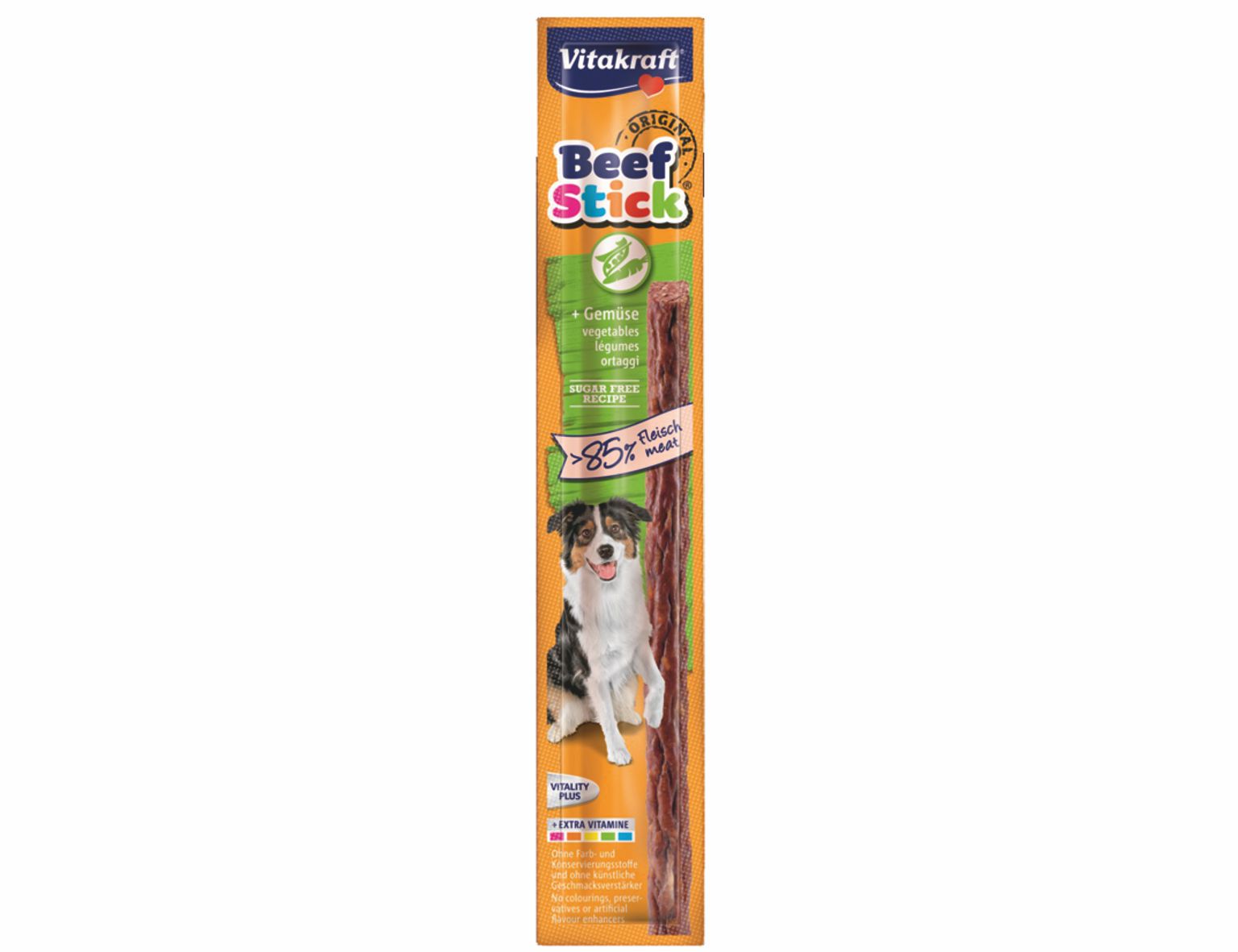 VITAKRAFT-Beef Stick pre psov zelenina 12g 1ks