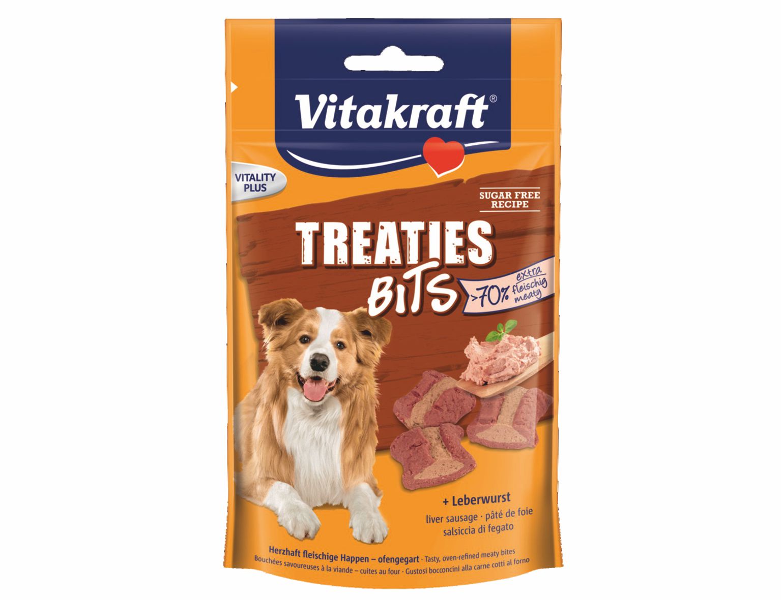 VITAKRAFT-Treaties Bits pre psov pečeň 120g