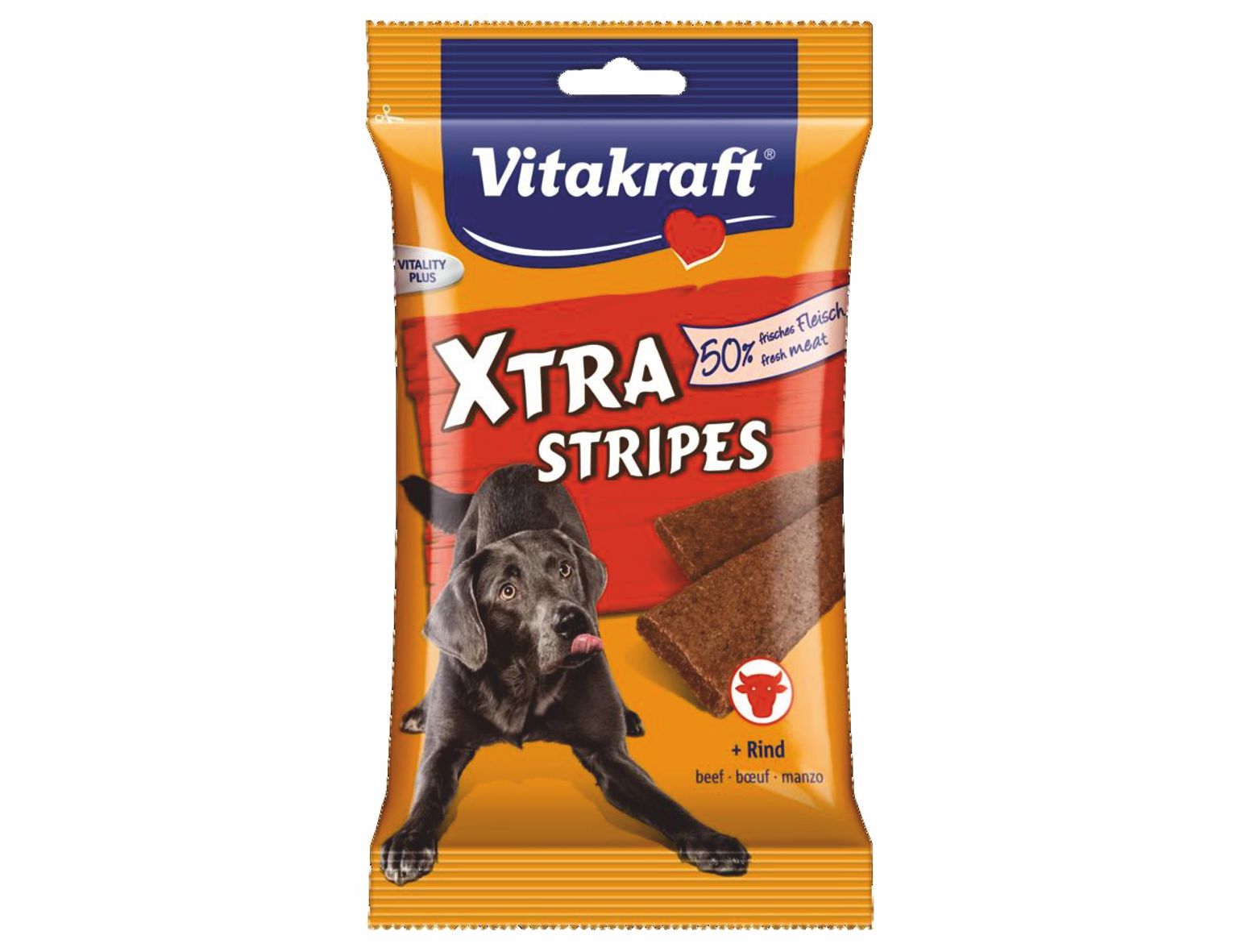 VITAKRAFT-Extra Stripes pre psov hovädzie 200g