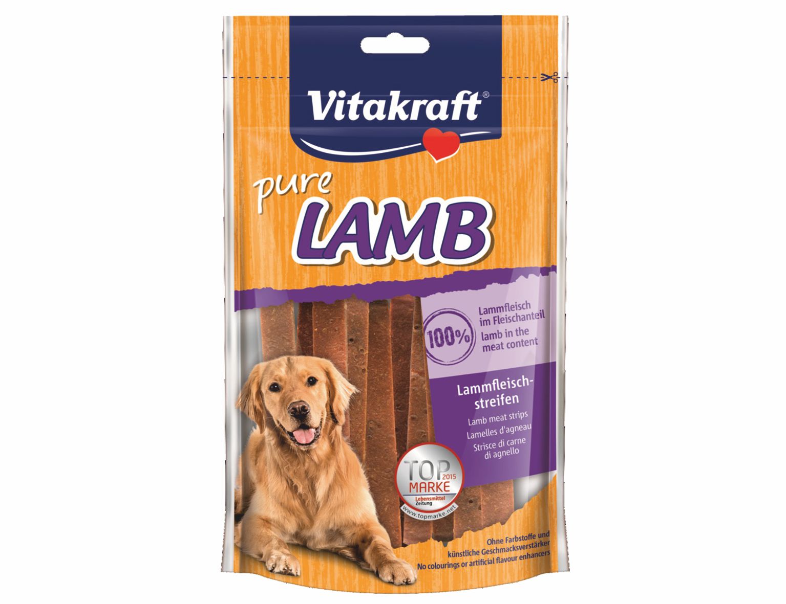 VITAKRAFT-LAMB pre psov jahňacie plátky 80g