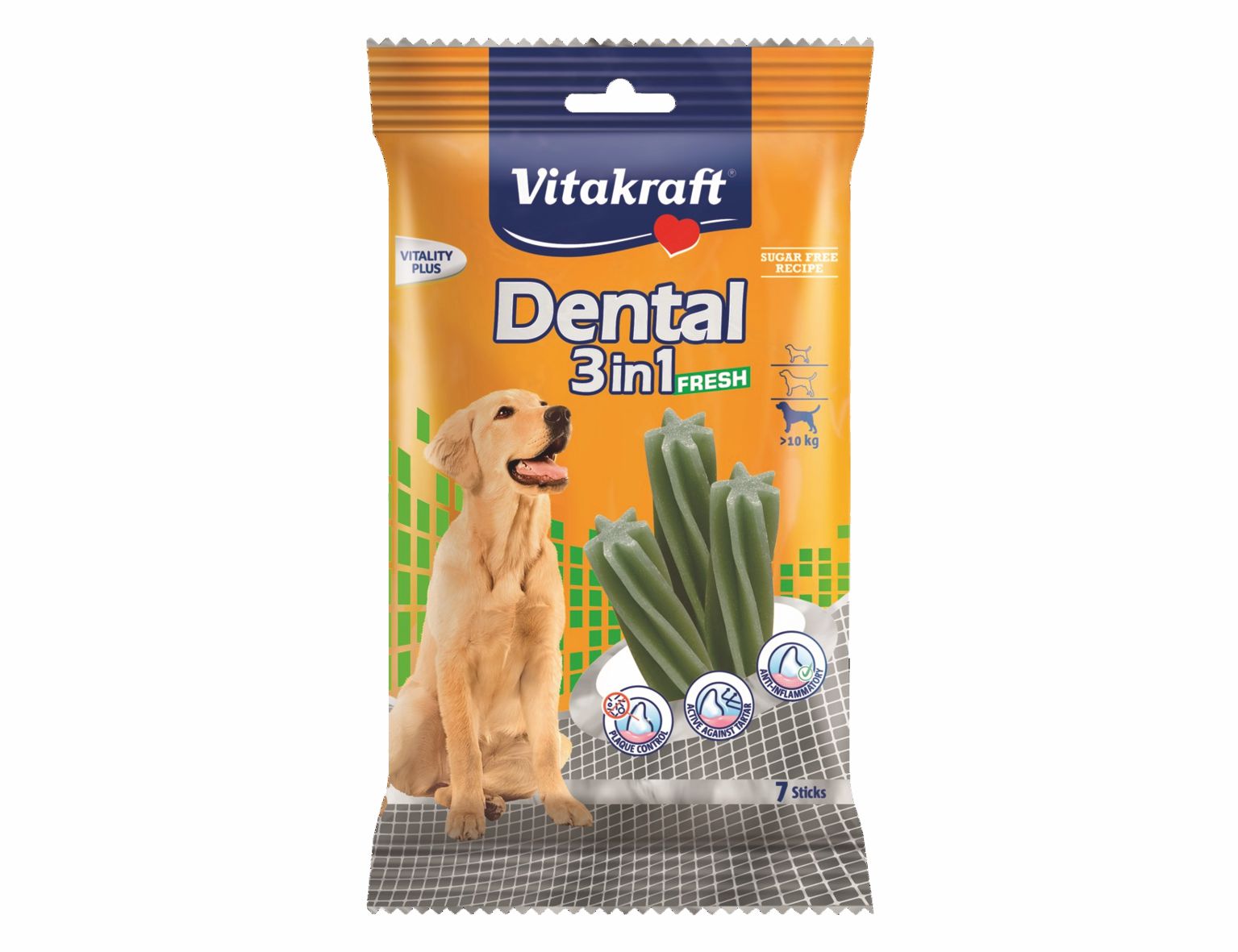 VITAKRAFT-Dental Sticks 3in1 FRESH M