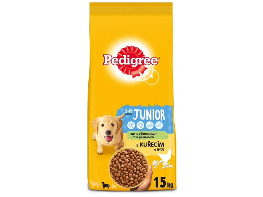 PEDIGREE granule Junior pre šteňatá 15kg